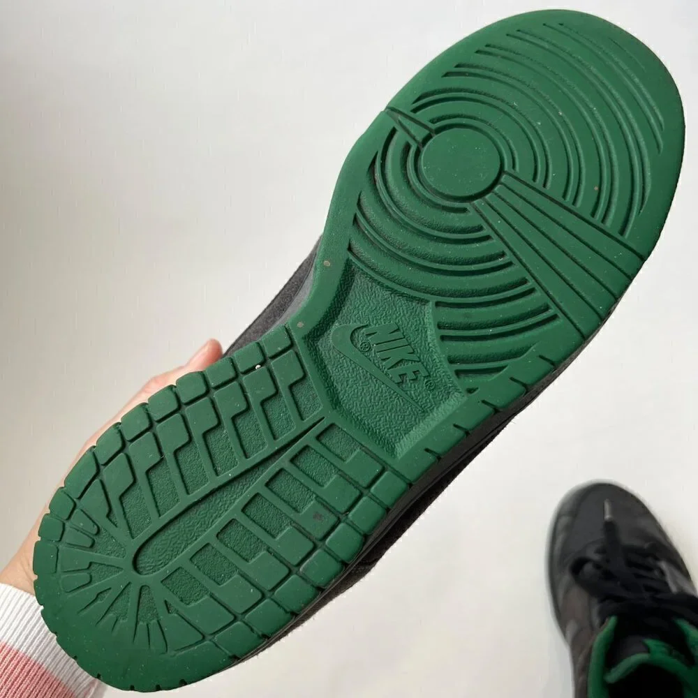 Nike 2007 Low Dunk Rasta Black-Pine green, Size 9